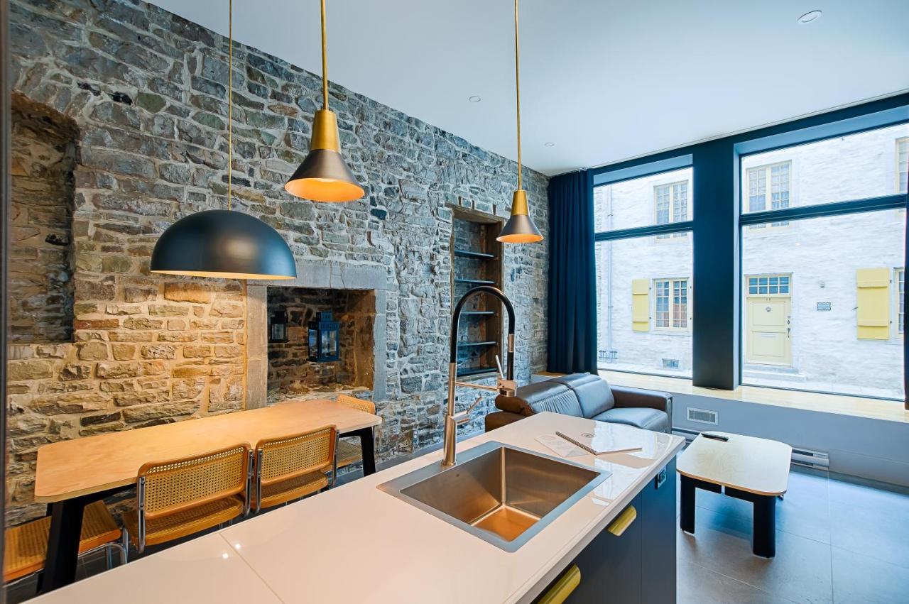 Apartament Les Lofts Notre-Dame - Par Les Lofts Vieux-Quebec Zewnętrze zdjęcie