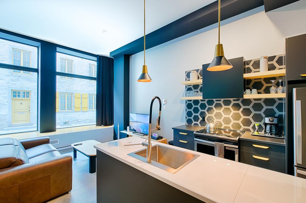 Apartament Les Lofts Notre-Dame - Par Les Lofts Vieux-Quebec Zewnętrze zdjęcie