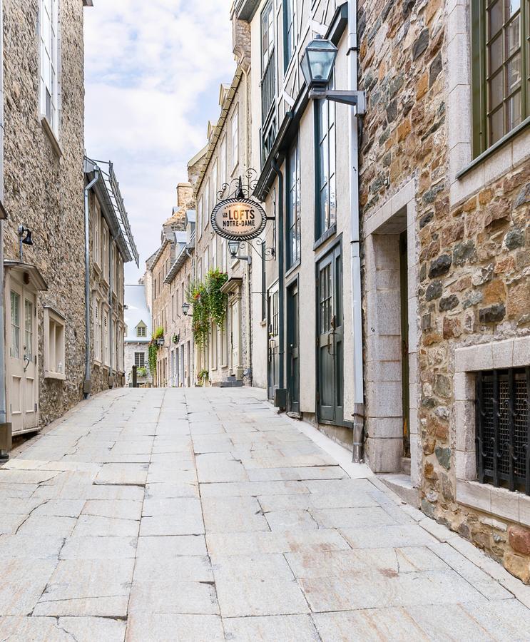 Apartament Les Lofts Notre-Dame - Par Les Lofts Vieux-Quebec Zewnętrze zdjęcie